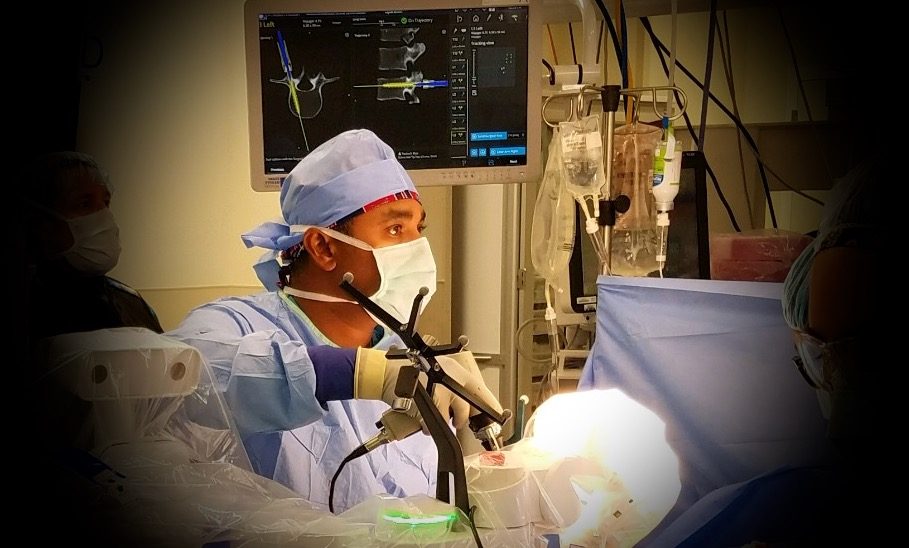 Dr. Ganapathy in surgery